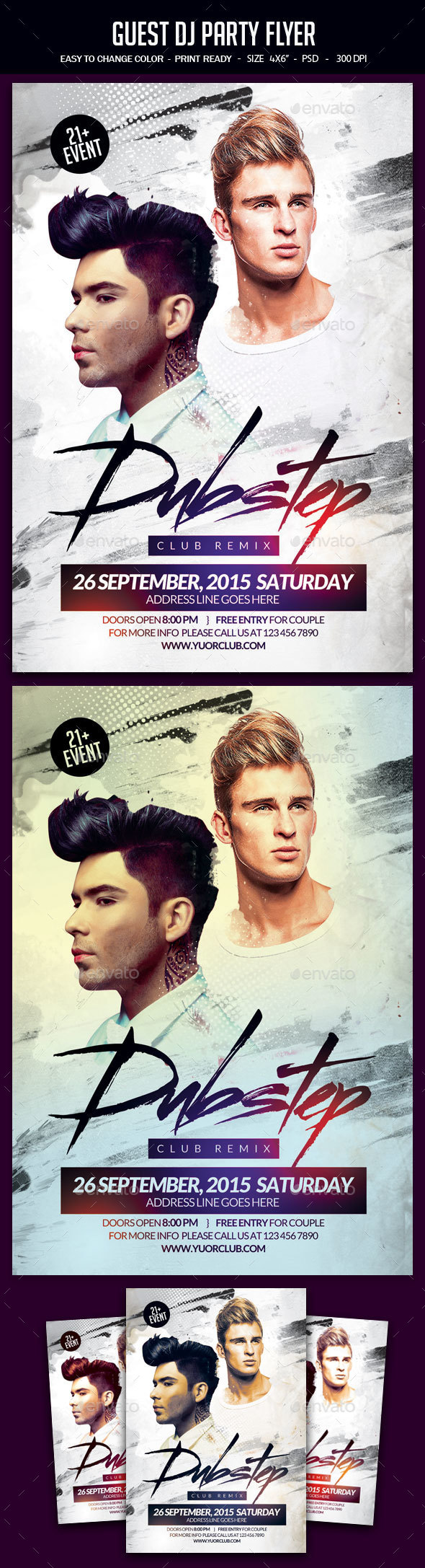Guest Dj Party Flyer - Clubs & Parties Events