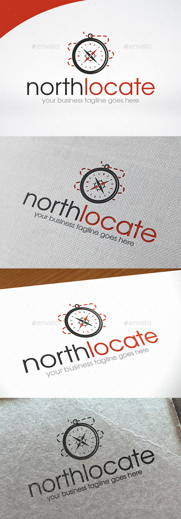 North Compass Logo Template - Symbols Logo Templates