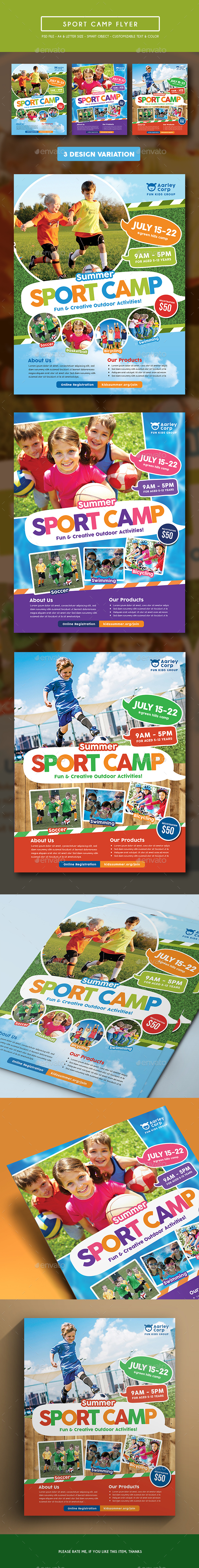 Sport Camp Flyer - Corporate Flyers