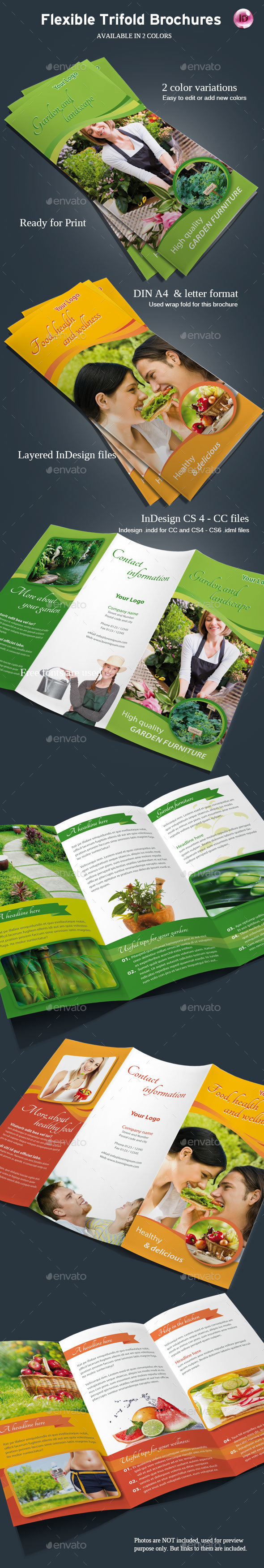 Flexible TriFold Brochure - Corporate Brochures
