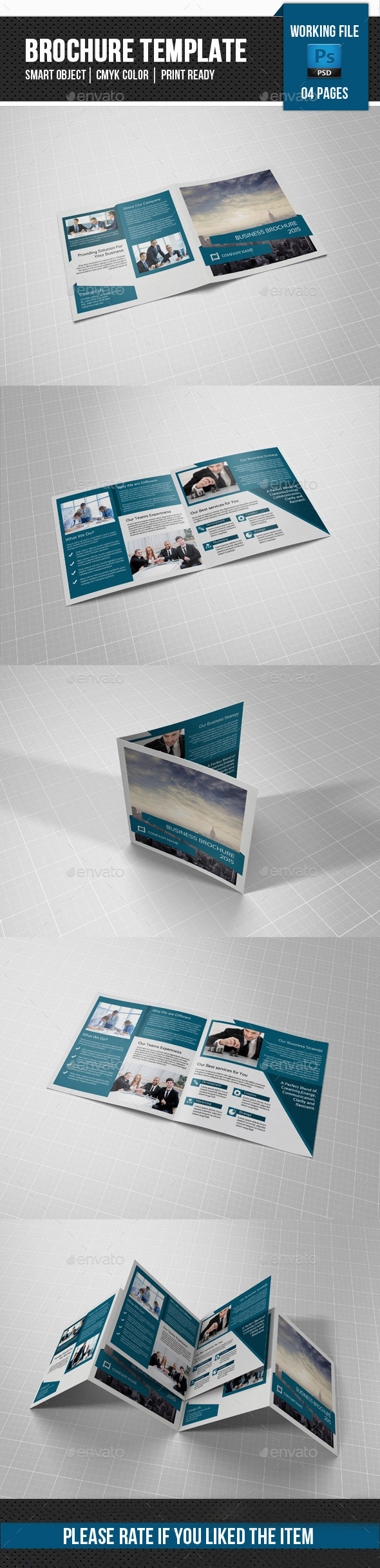 Corporate Square Bifold Brochure-V81 - Corporate Brochures