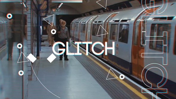 Fast Glitch Logo - VideoHive 15376306