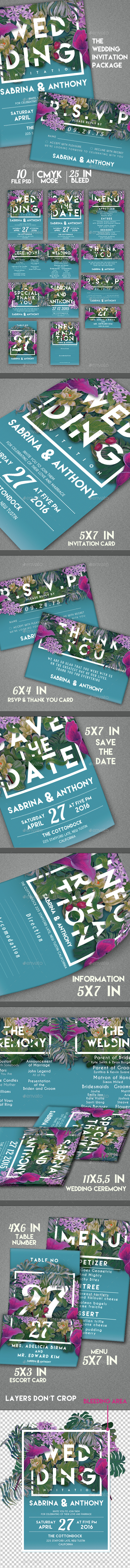 Wedding Invitation Package - Invitations Cards & Invites