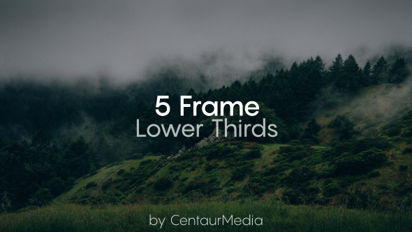 5 Frame Lower - VideoHive 14544119