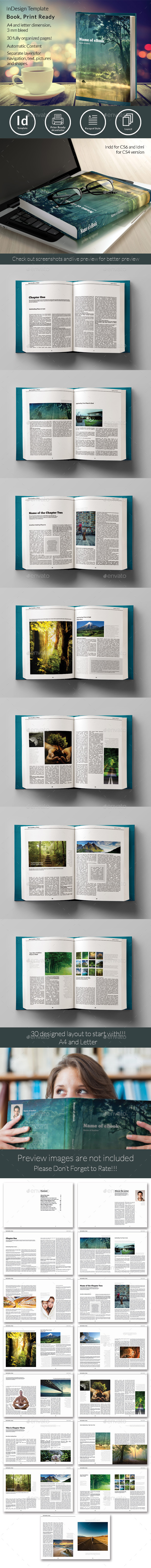 Book Template - Magazines Print Templates