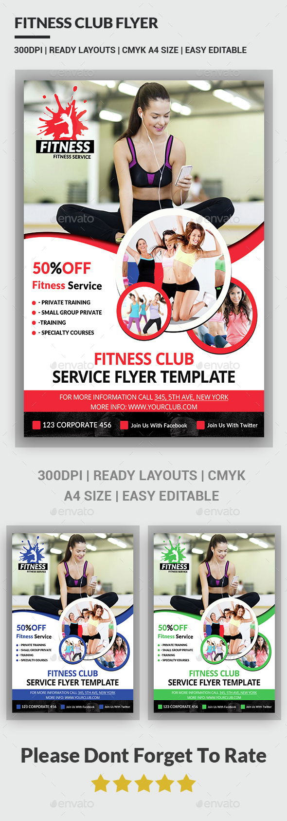 Fitness Flyer - Corporate Flyers