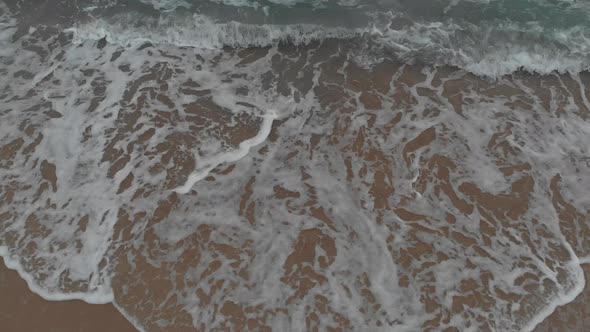 Aerial view on the bay of Cote d'Azur and La Ciotat village, France alt
