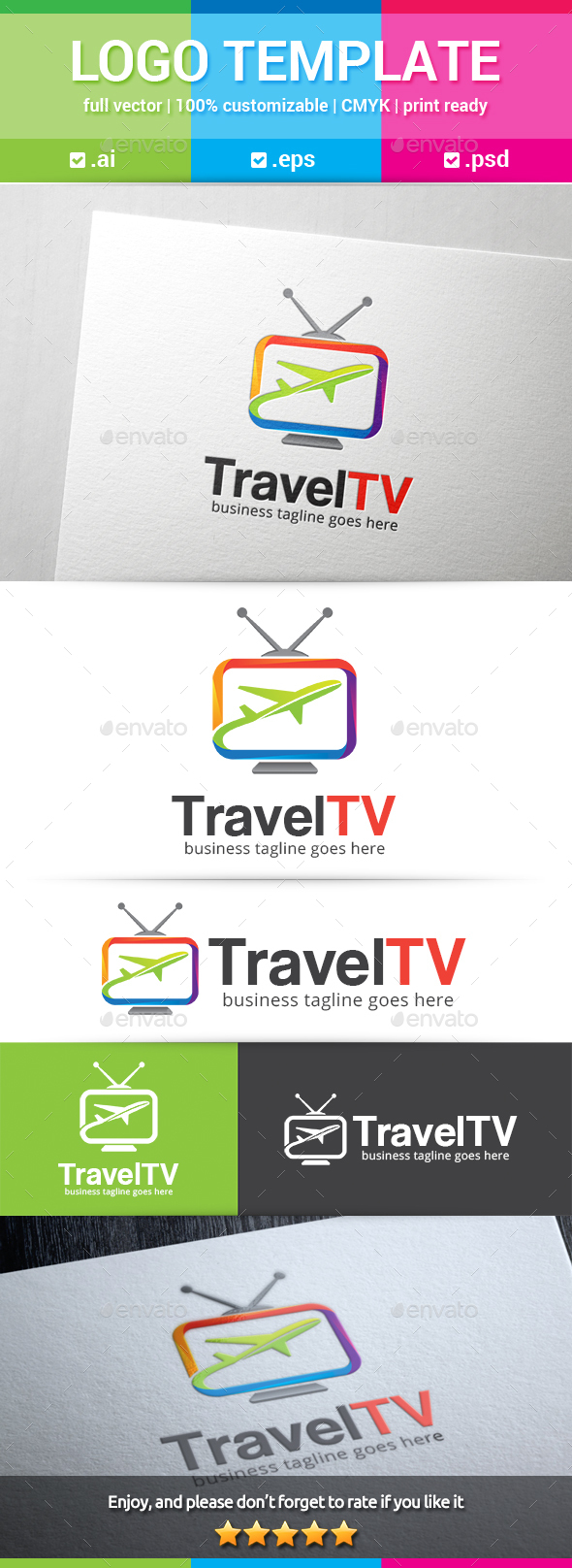 Travel TV Logo - Objects Logo Templates