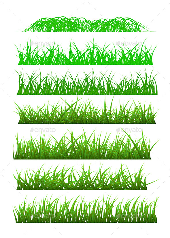 Vector Grass Set by robisklp | GraphicRiver