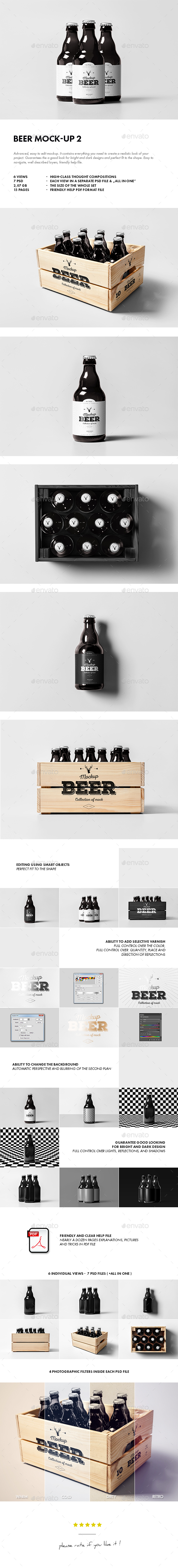 Beer Mock-up 2 - Food and Drink Packaging