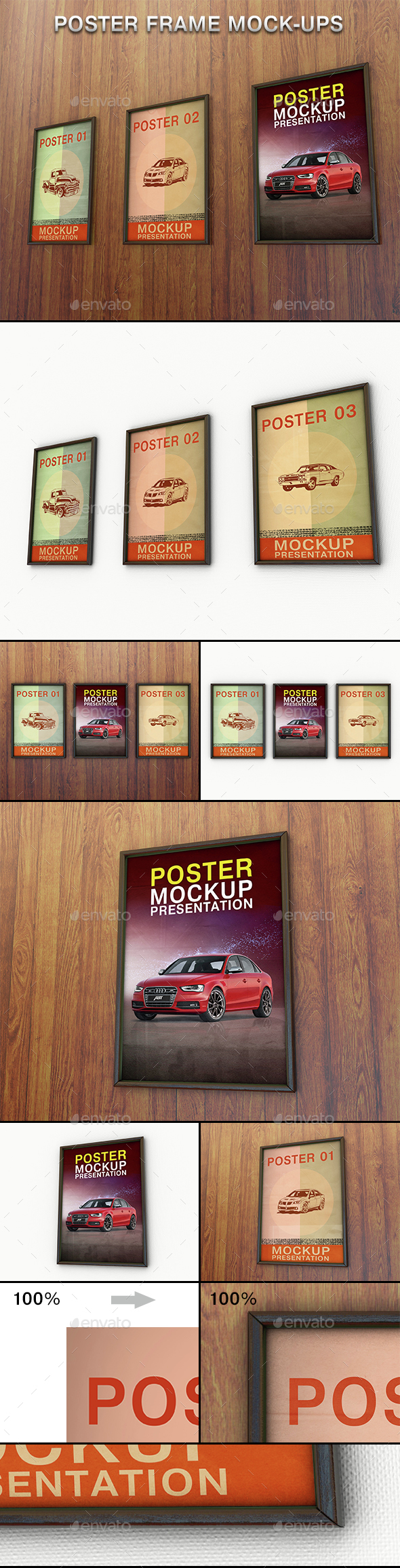 Frame Poster Mockup - Posters Print