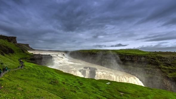 Gullfoss, or Golden Falls - One of The Most Visited Waterfalls in Iceland alt