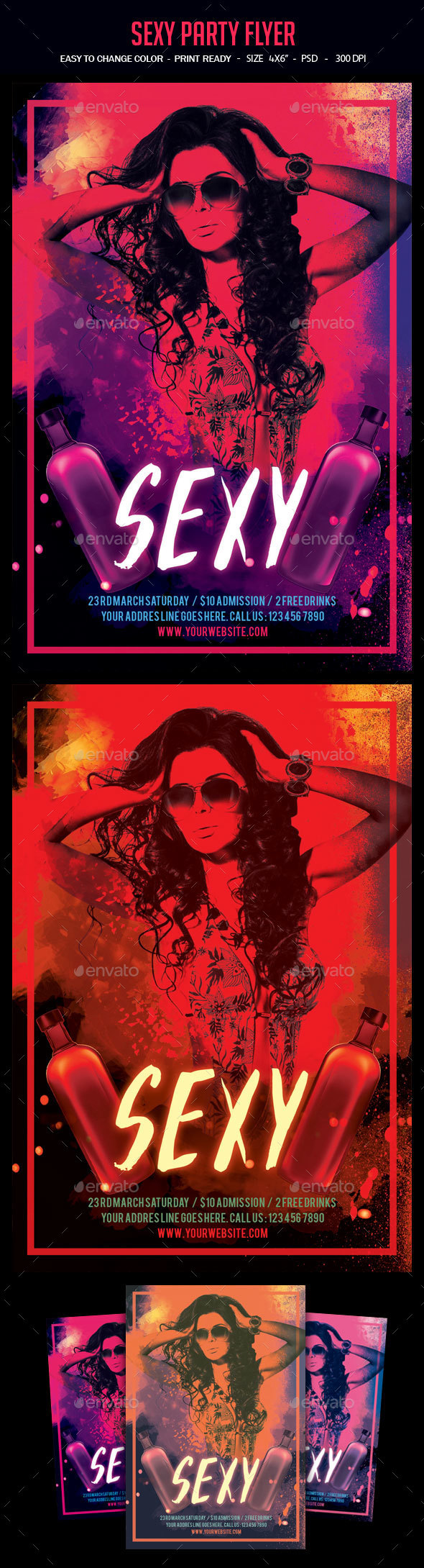 Sexy Party Flyer - Clubs & Parties Events