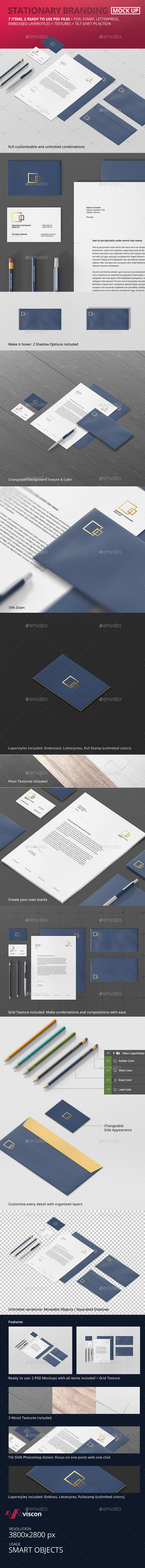 Stationary / Branding Mock-Up - Stationery Print