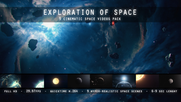 Exploration of Space - 9 Space Videos