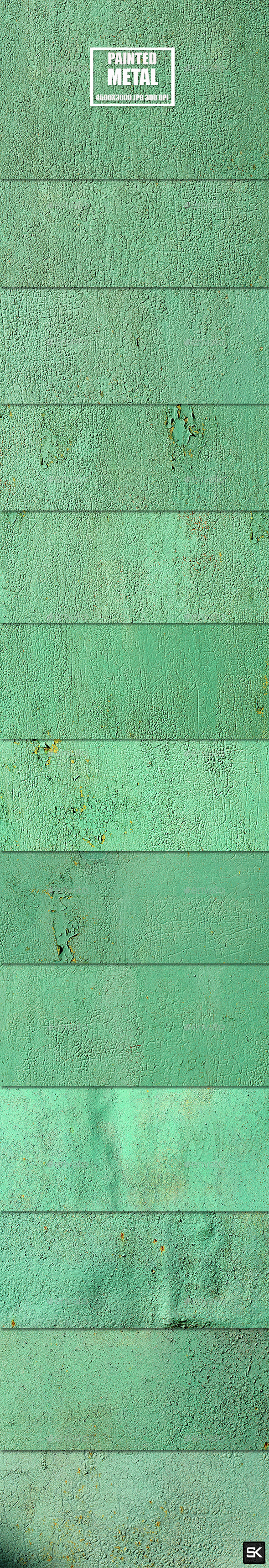 Painted Metal - Metal Textures