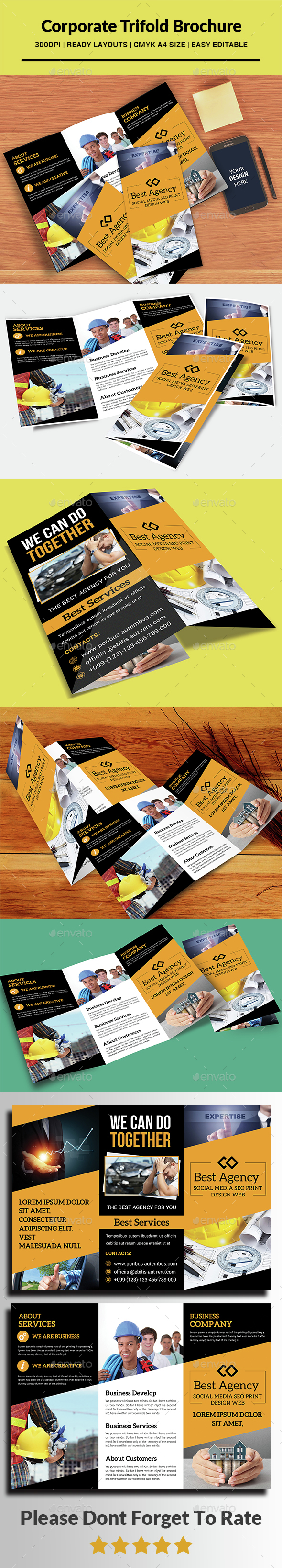 Corporate Tri-fold Brochure - Corporate Brochures