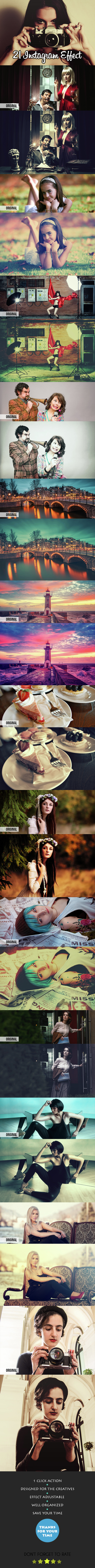 21 Instagram Effect - Photo Effects Actions