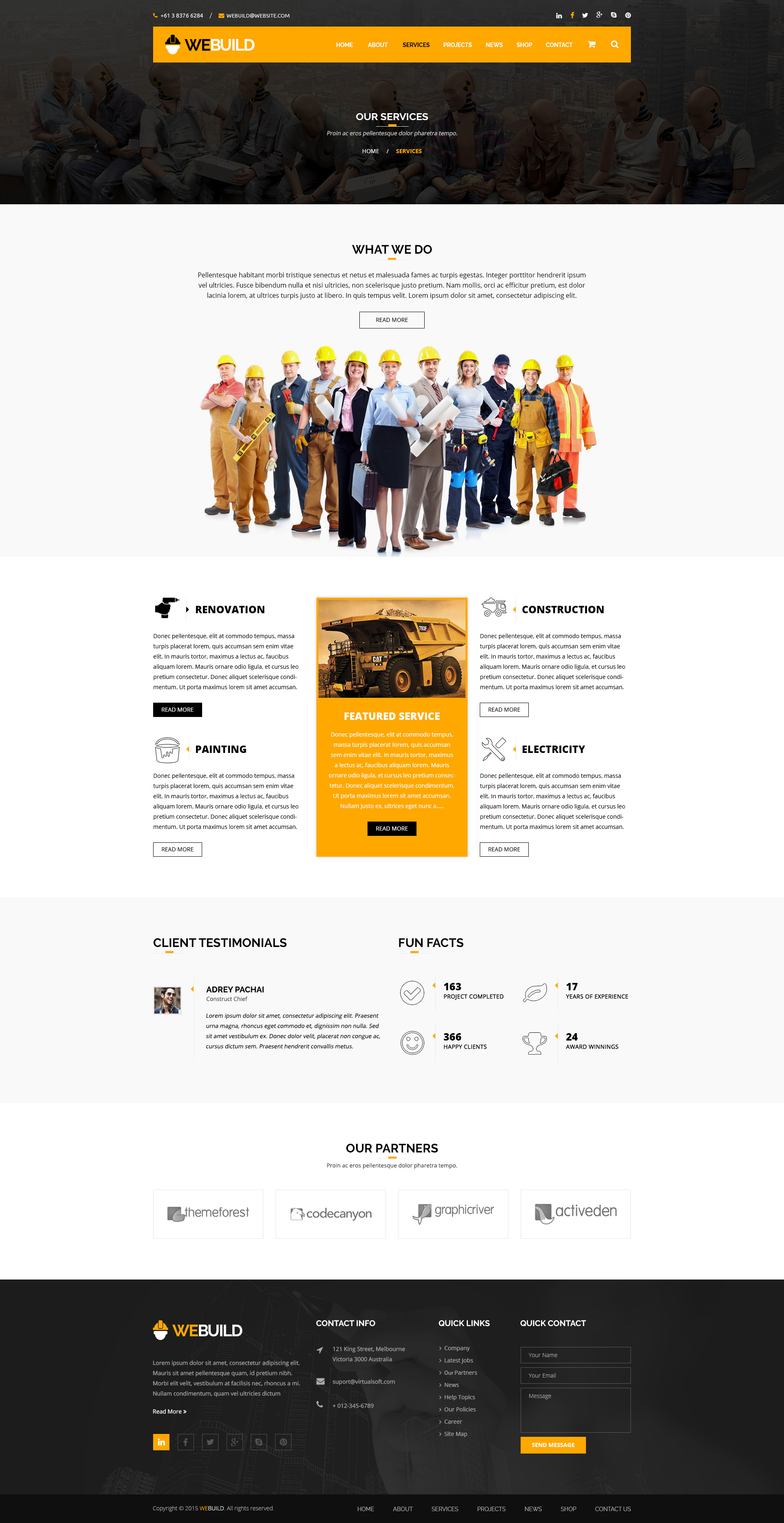 WEBUILD – Construction & Building PSD Template by Designer_Machine