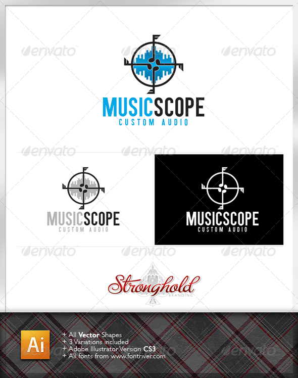 Music Scope Logo - Symbols Logo Templates