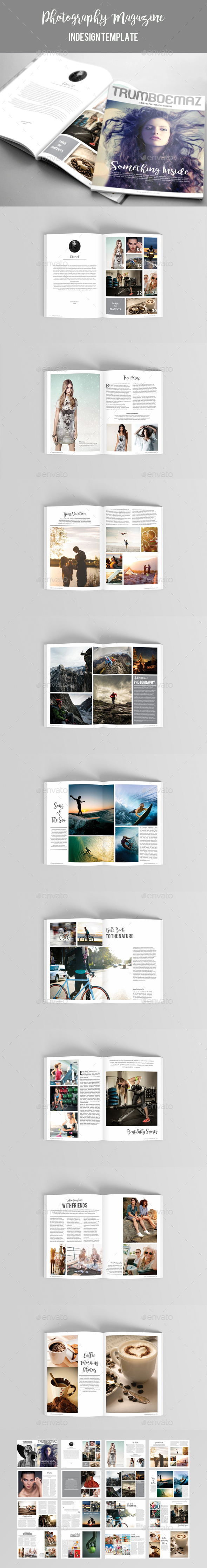 Photography Magazine Template - Magazines Print Templates