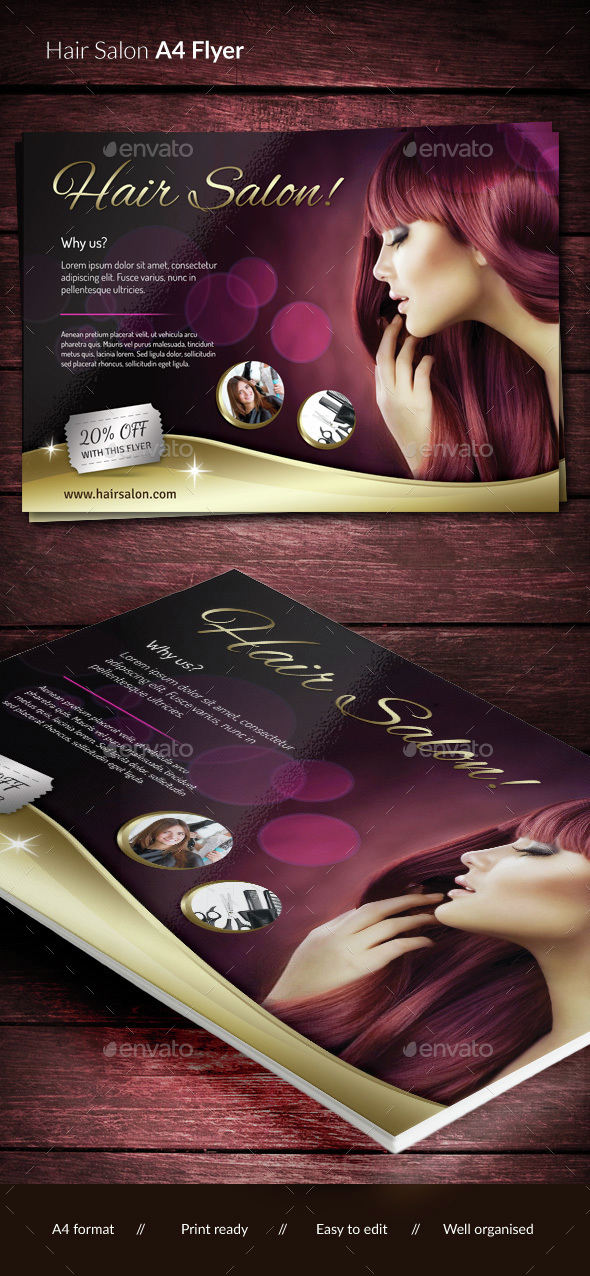 Hair & Beauty Salon - Corporate Flyers