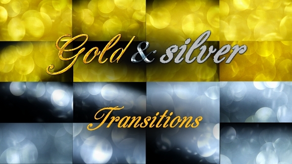 Gold & Silver Bokeh Transitions