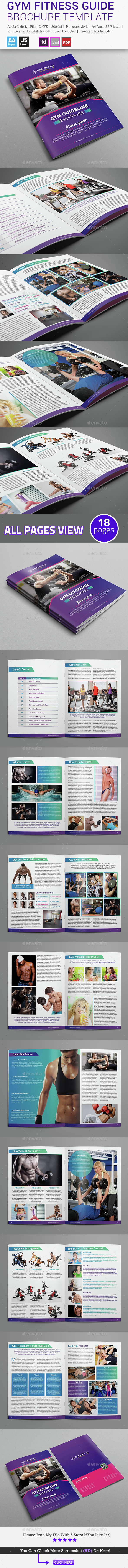 GYM Fitness Guideline Brochure / Catalog - Catalogs Brochures
