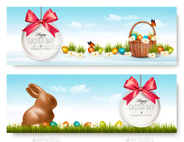 Two Easter Banners - Miscellaneous Seasons/Holidays