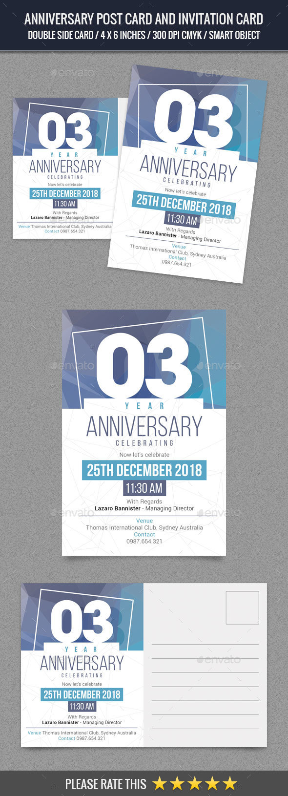 Anniversary Post Card - Anniversary Greeting Cards