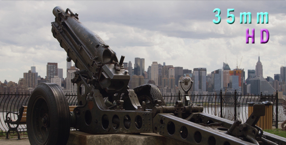 Cannon With New York City