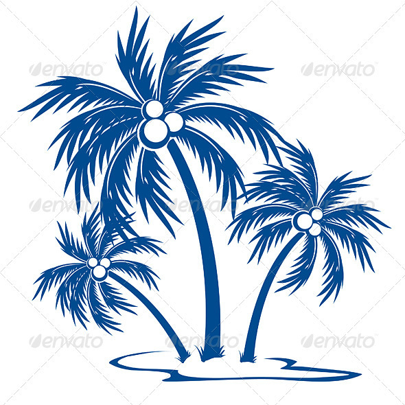 silhouette palm trees by dvarg graphicriver silhouette palm trees by dvarg graphicriver