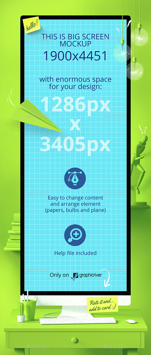 Web Portfolio Display Mockup - Displays Product Mock-Ups