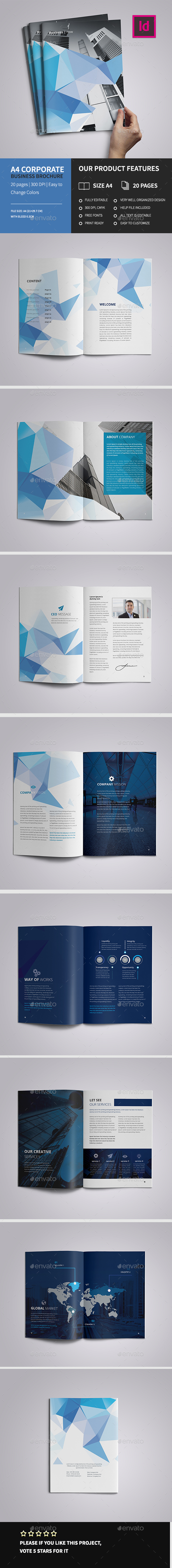 A4 Corporate Business Brochure - Corporate Brochures