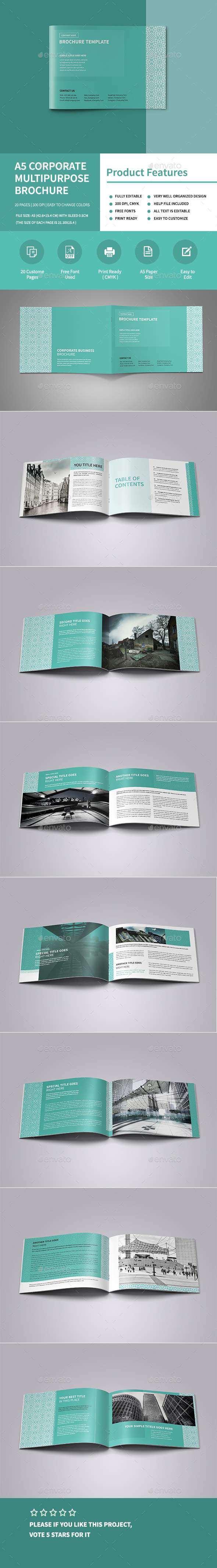 A5 Corporate Multipurpose Brochure - Corporate Brochures