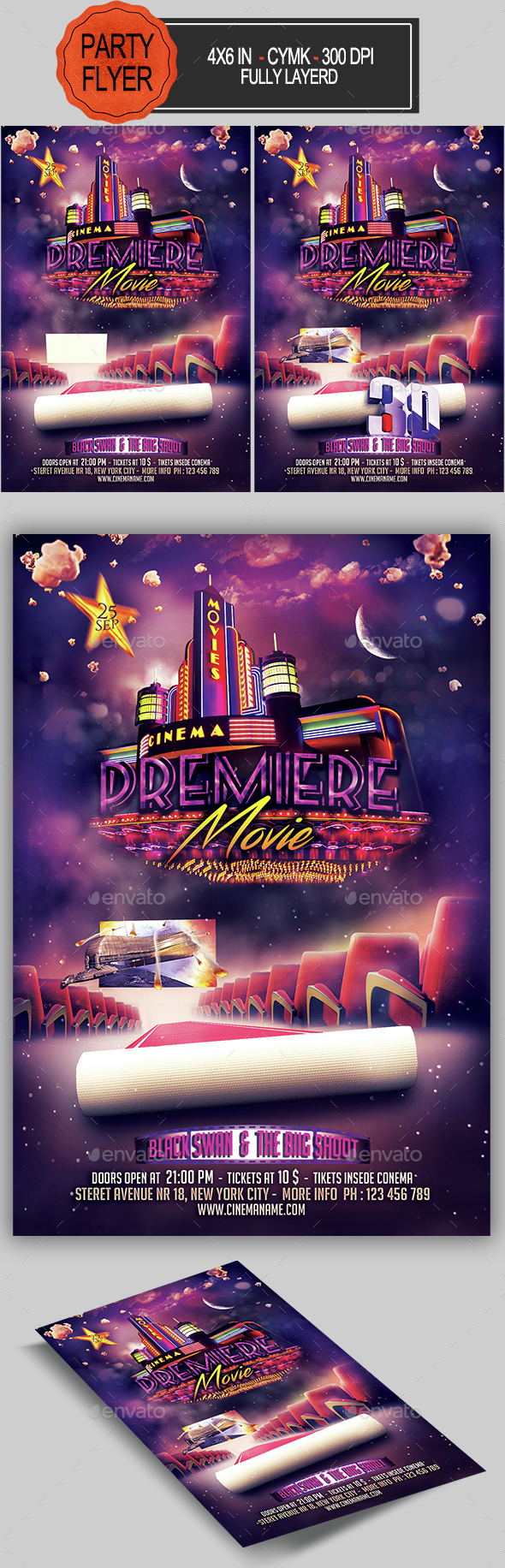 Premiere Movie Flyer - Miscellaneous Events