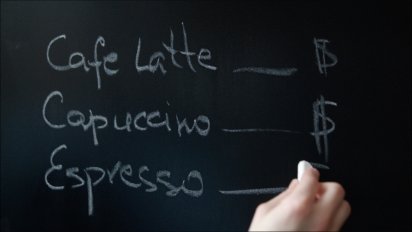 menu writing template