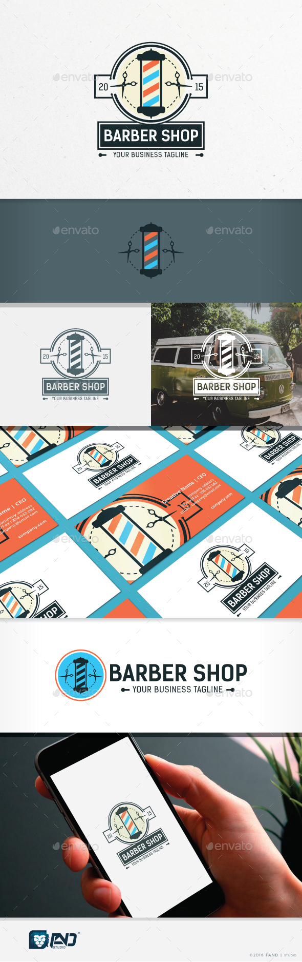 Barber Shop - Symbols Logo Templates
