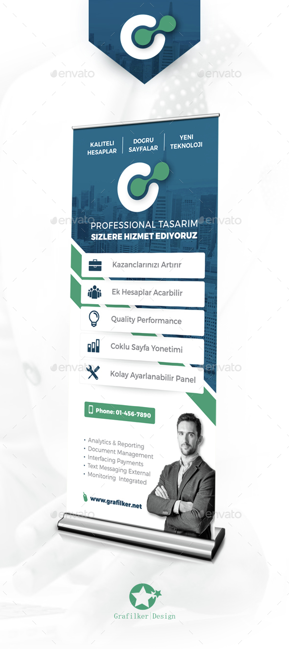 Corporate Roll-Up Templates - Signage Print Templates