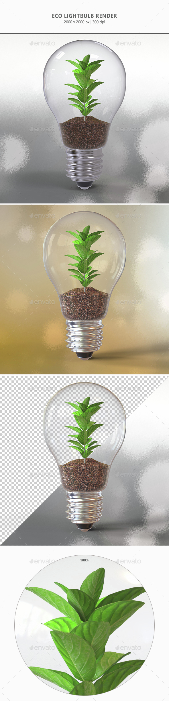 Eco-Lightbulb - Objects 3D Renders