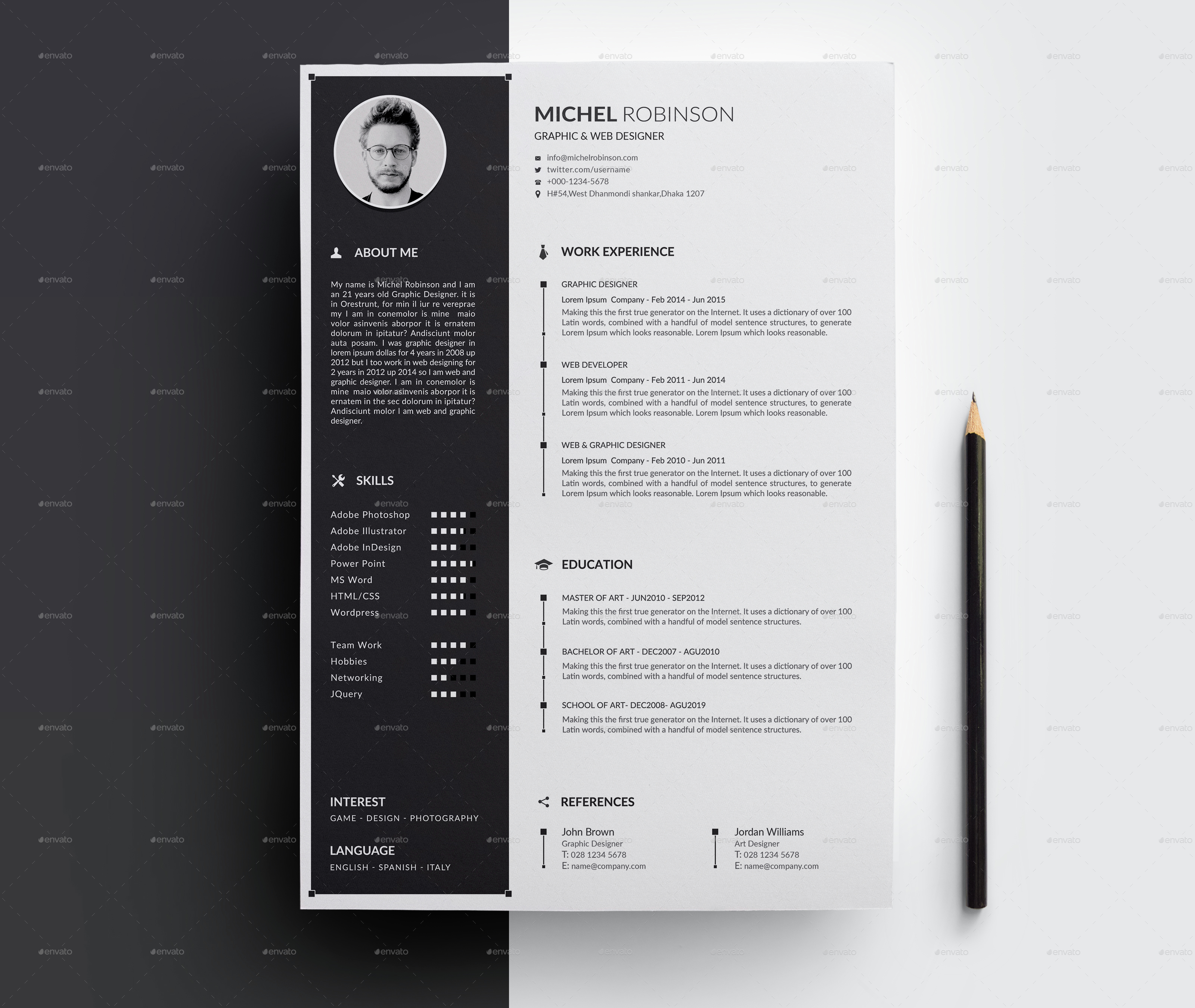 Resume, Print Templates | GraphicRiver