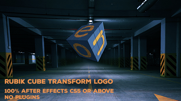 Rubik Cube Transform Logo | After Effects Template