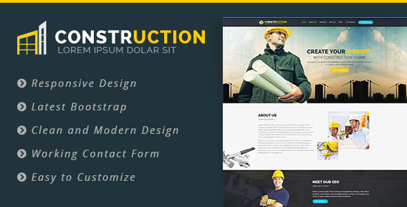 Construction - Bootstrap - ThemeForest 13101475
