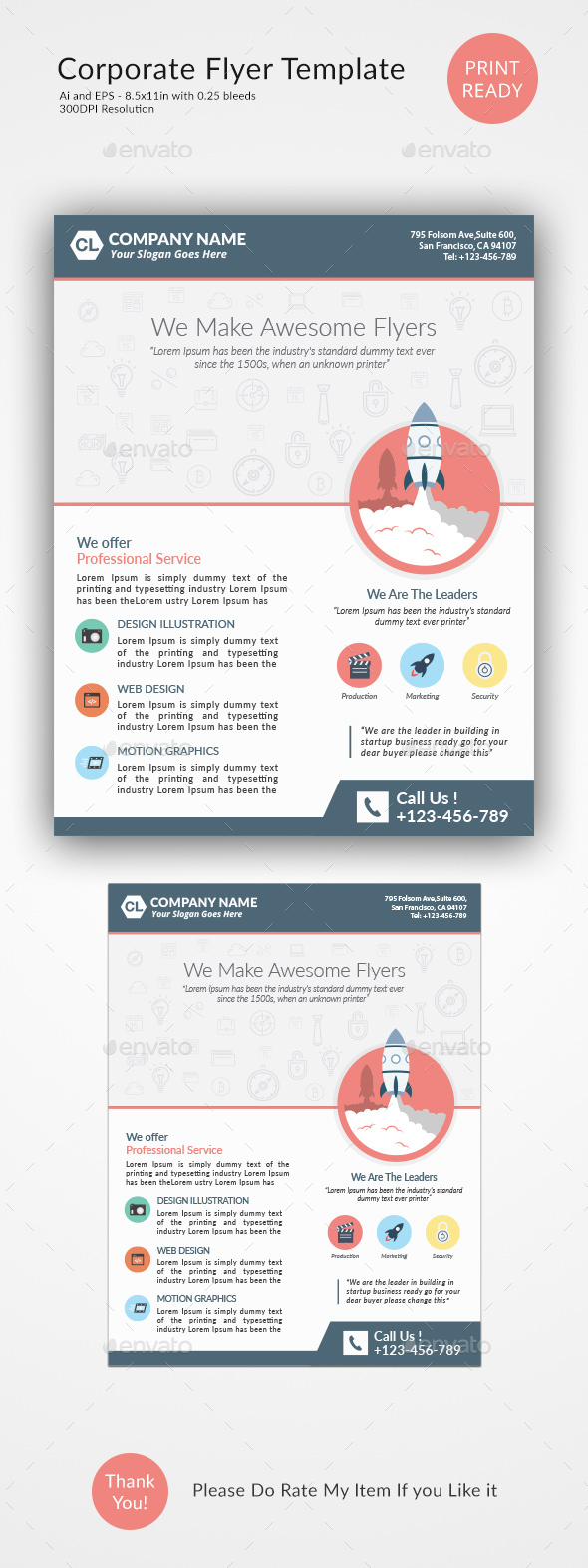 Corporate Flyer Template - Corporate Flyers