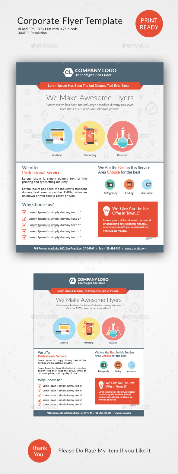 Corporate Flyer Template - Corporate Flyers