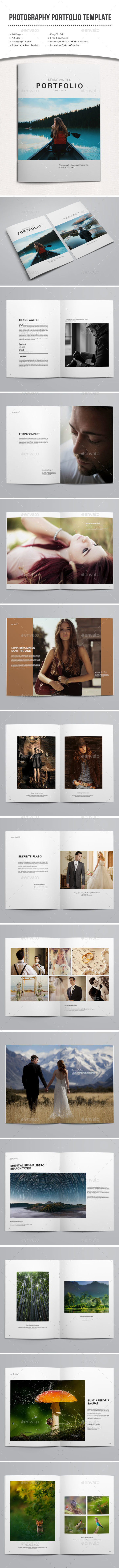 photography portfolio template - Portfolio Brochures