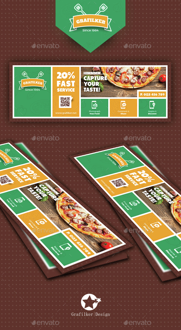 Pizza Shop Cover Templates - Facebook Timeline Covers Social Media