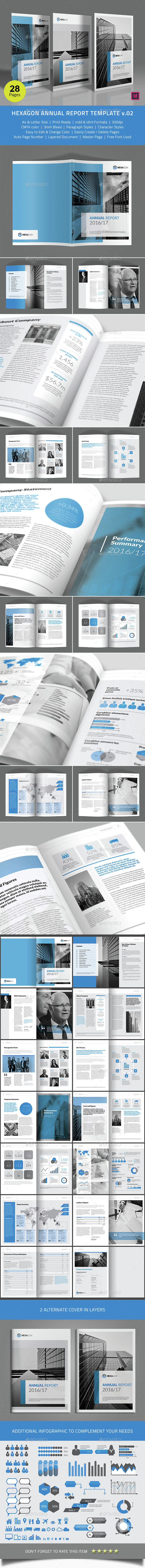 Hexagon Annual Report Template v02 - Corporate Brochures