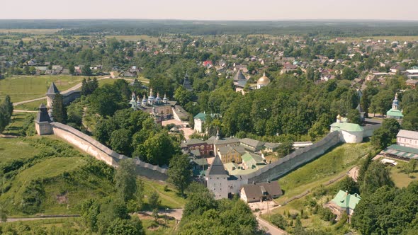 PskovPechory Monastery in Russia alt