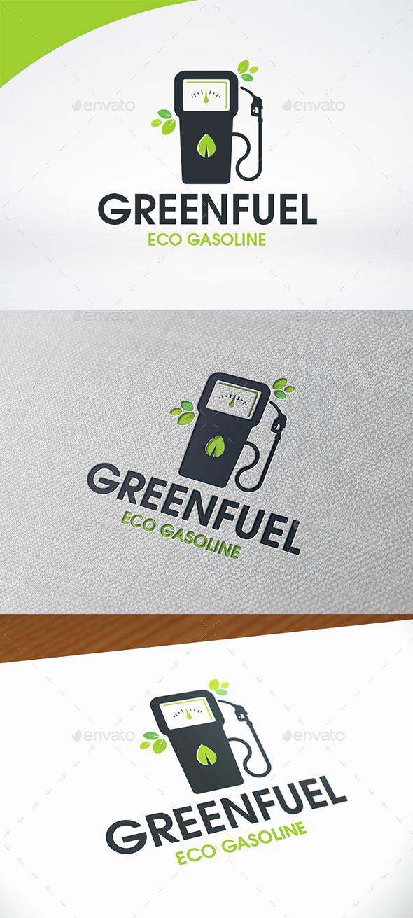 Eco Gasoline Logo Template - Objects Logo Templates